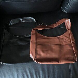 2 NWT NOIRVERE Everyday BB Bag LOT (black and brown) for 1 price!